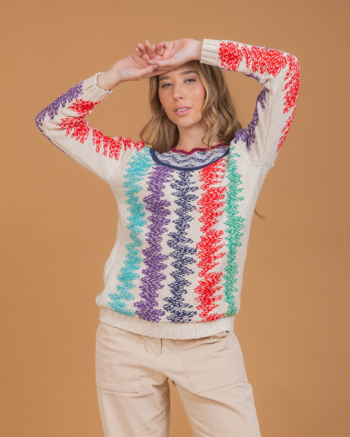 CUELLO BOTE ALGODÓN MULTICOLOR - ART.7994