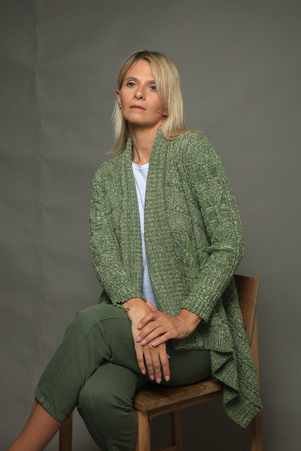CAPA LANA VERDE MELANGE - 2021