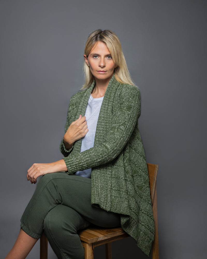 CAPA LANA VERDE MELANGE - 2021