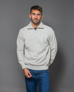 POLERA C/CIERRE LISA CRUDA (ART. 4975)