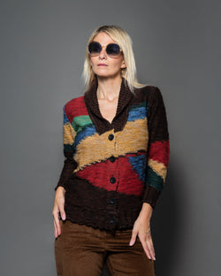 SACO SMOKING ALGODÓN CHOCOLATE - ART.7663