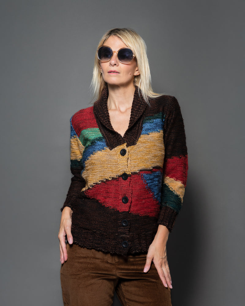 SACO SMOKING ALGODÓN CHOCOLATE - ART.7663