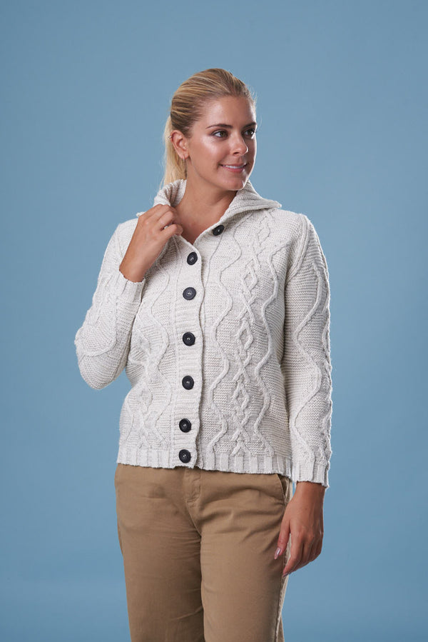 CARDIGAN LANA CRUDO - ART.7726