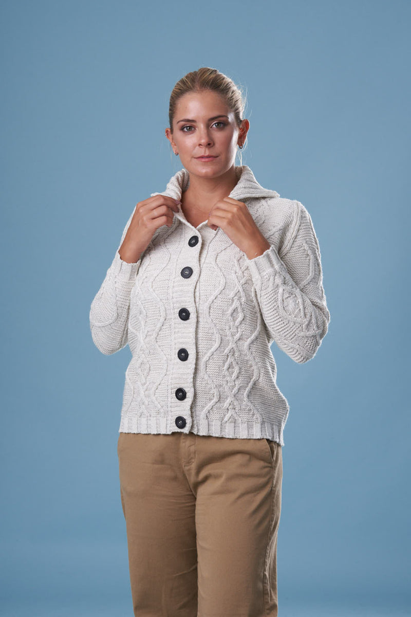 CARDIGAN LANA CRUDO - ART.7726
