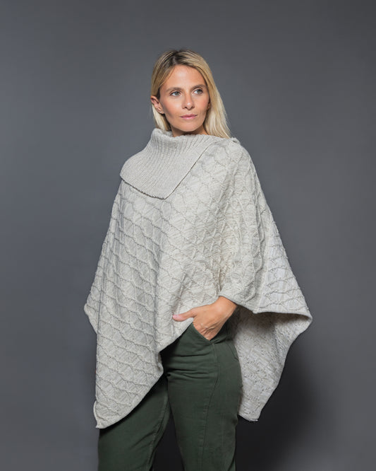 PONCHO LANA CRUDO - ART.7986