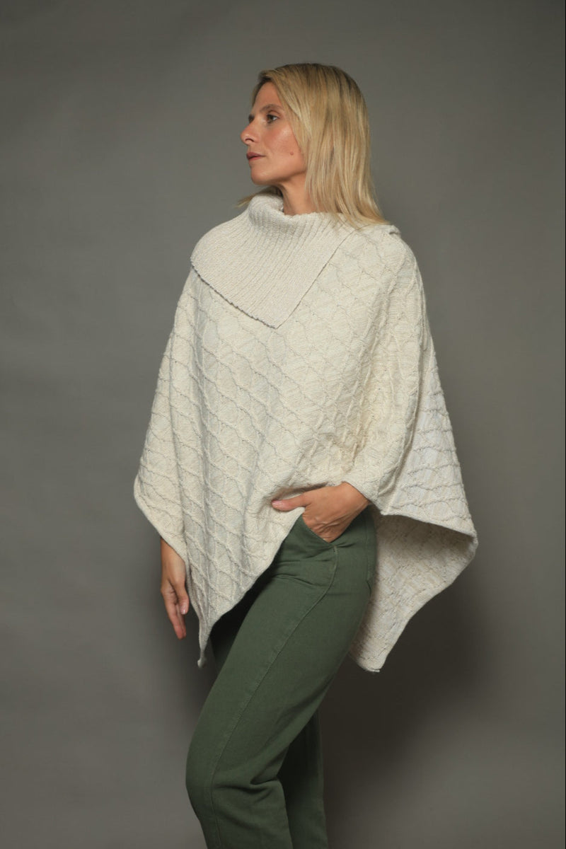 PONCHO LANA CRUDO - ART.7986