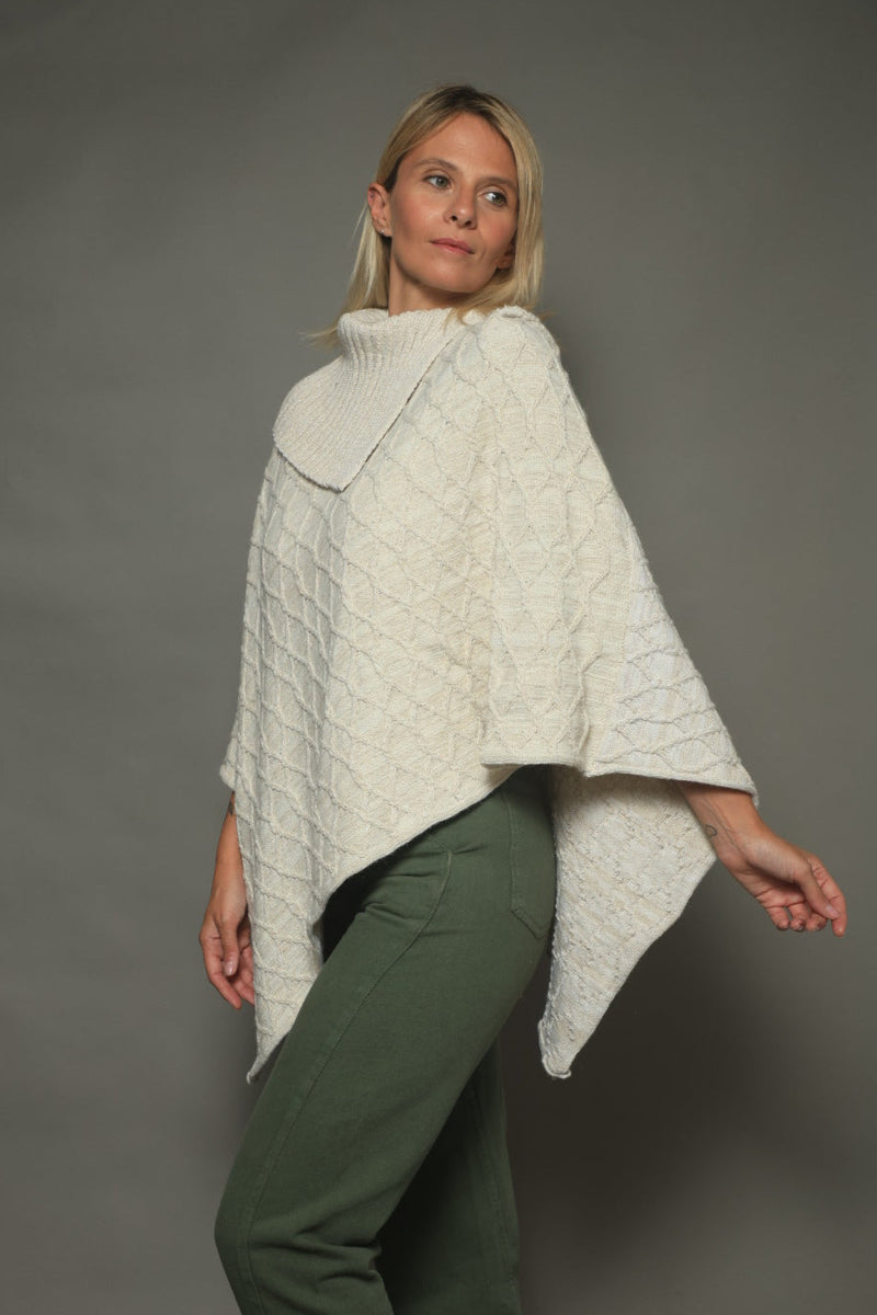 PONCHO LANA CRUDO - ART.7986
