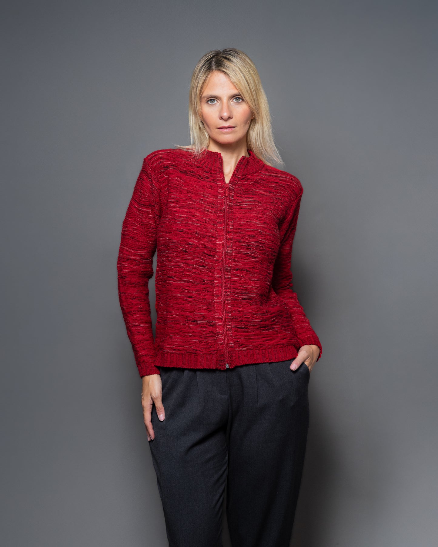 CAMPERA ALGODÓN ROJA -ART.7997