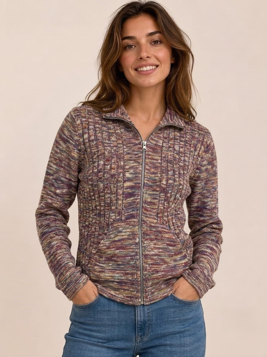 CAMPERA BOLSILLOS MULTICOLOR ART 7373