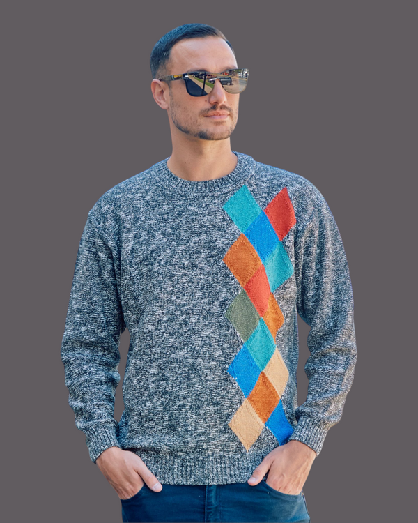 BOSSA LANA ROMBOS GRIS MOLINE - ART.4700