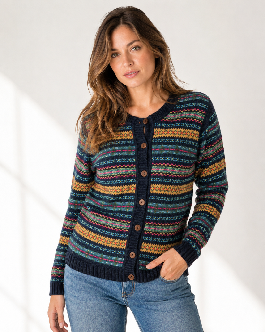 CARDIGAN ALGODÓN MULTICOLOR - ART.7602