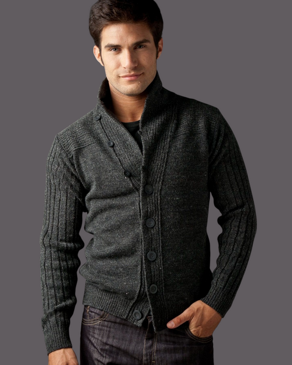 SACO SMOKING ALGODON TOPO - ART. 4314
