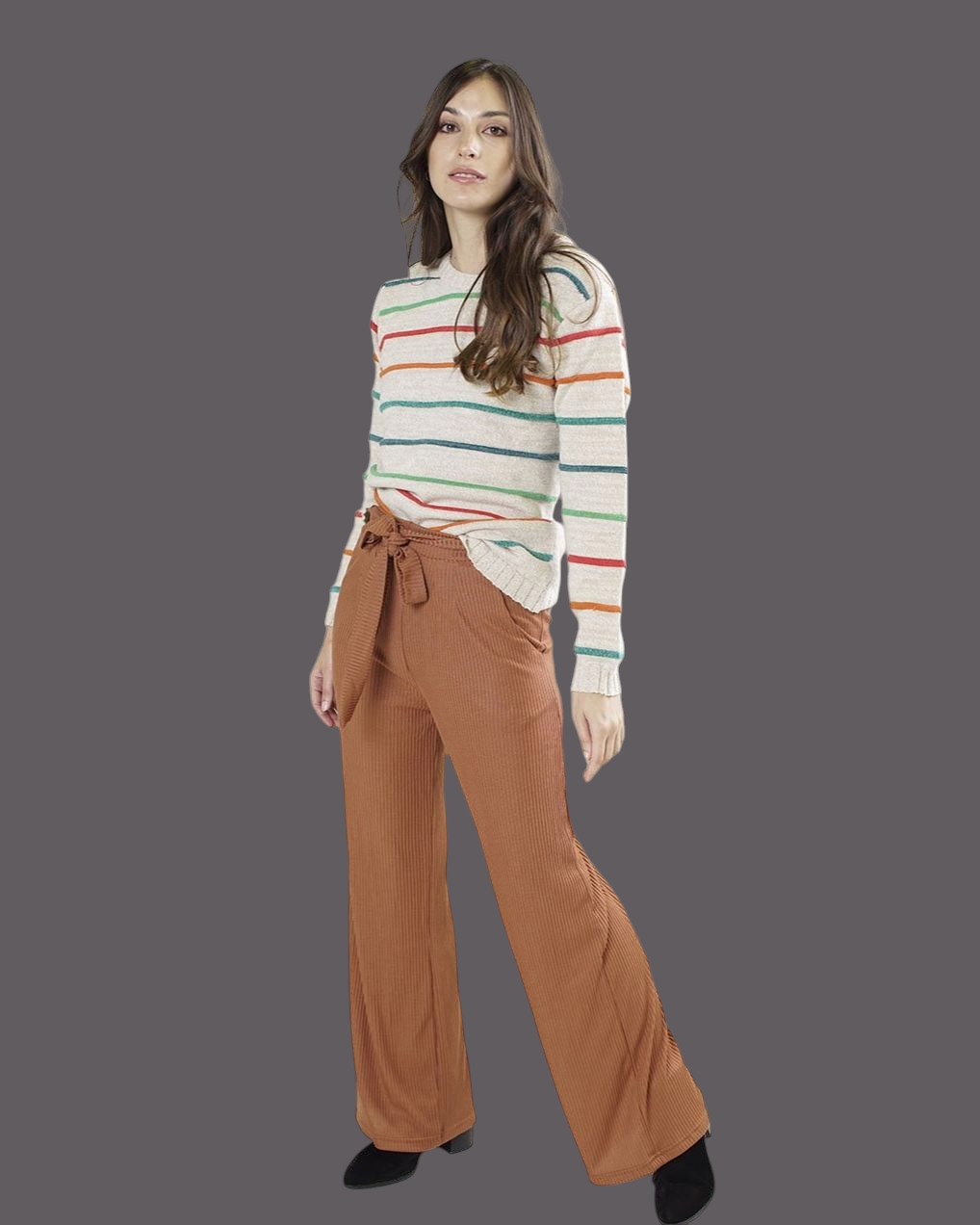BOSSA RAYADO LANA CRUDO - ART.7771