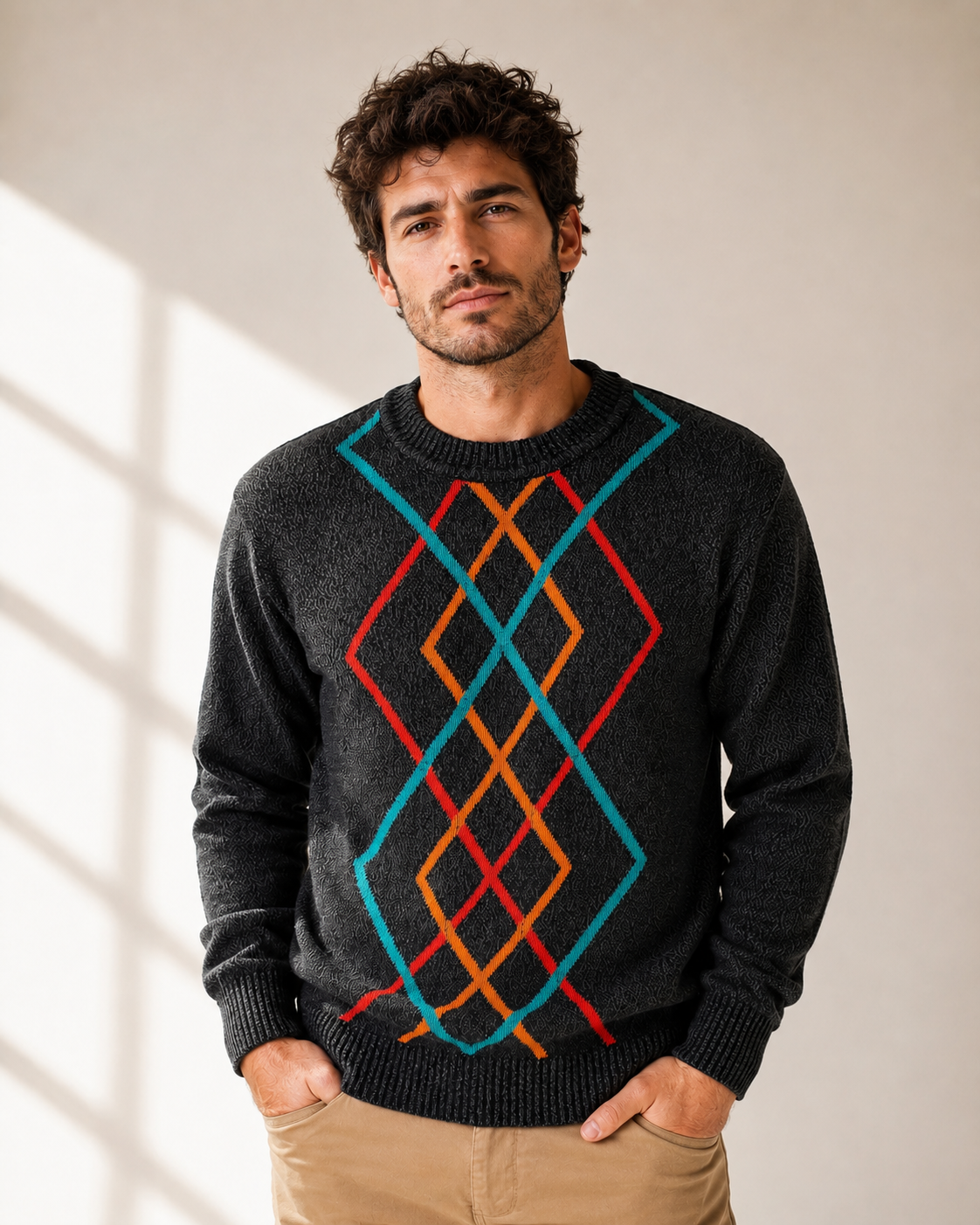 BOSSA ALGODÓN CON ROMBOS TOPO - ART.4356