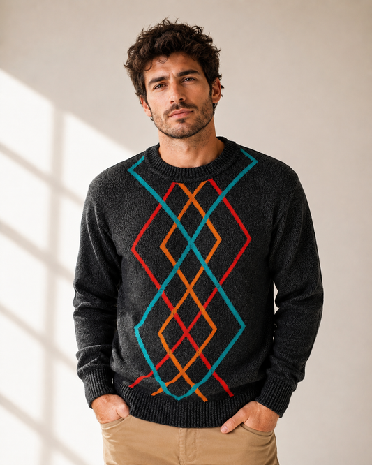 BOSSA ALGODÓN CON ROMBOS TOPO - ART.4356