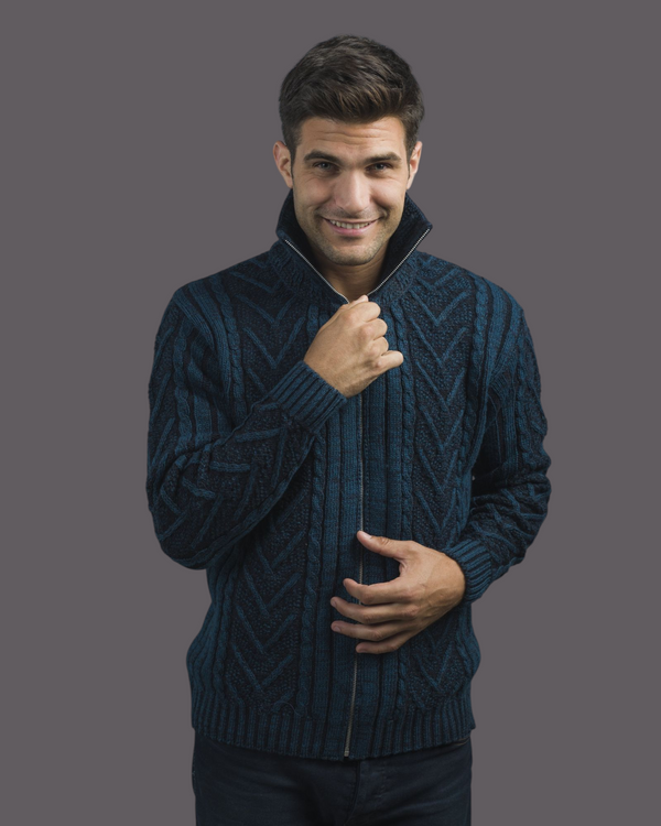 CAMPERA C/CIERRE ARANES VANICE AZUL (ART. 4302)