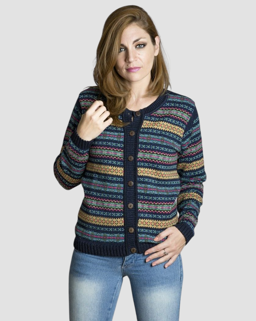 CARDIGAN ALGODÓN MULTICOLOR - ART.7602