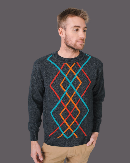 BOSSA ALGODÓN CON ROMBOS TOPO - ART.4356