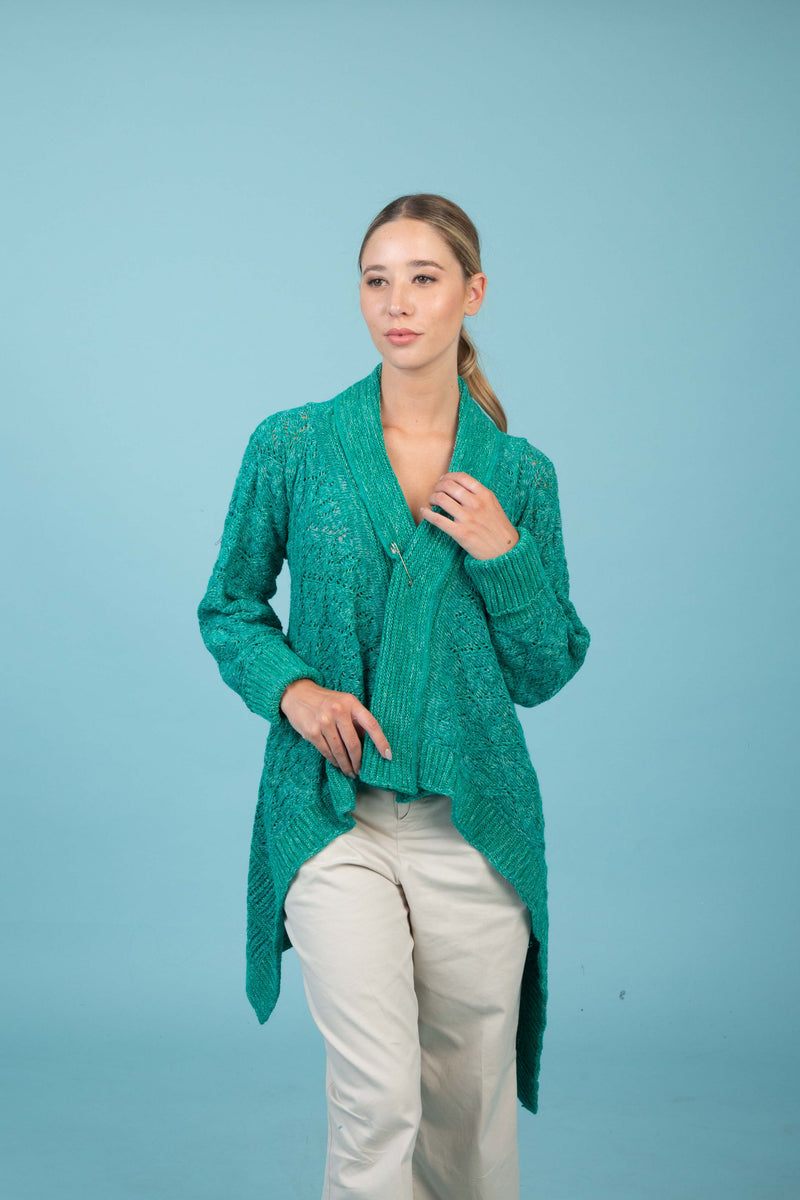 CAPA CALADA ALGODÓN VERDE - ART.V772