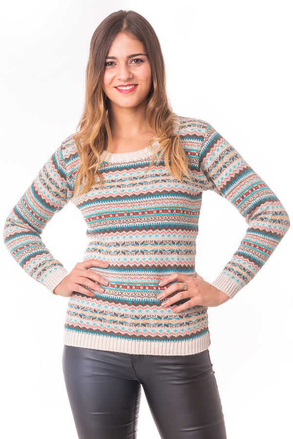 CUELLO U LANA MULTICOLOR - 7319