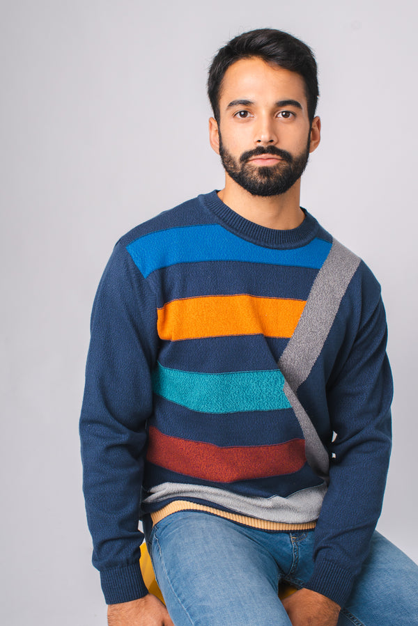 BOSSA INTARSIA MULTICOLOR AZUL (Art. 4905)