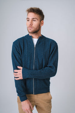 CAMPERA C/CIERRE LINKS CANELON AZUL (ART. 4957)