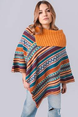 PONCHO CON CUELLO (ART. 7616)