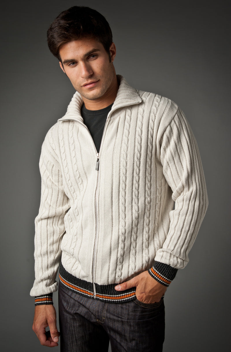 CAMPERA C/CIERRE PUÑO 2 COLORES CRUDA (ART. I275)
